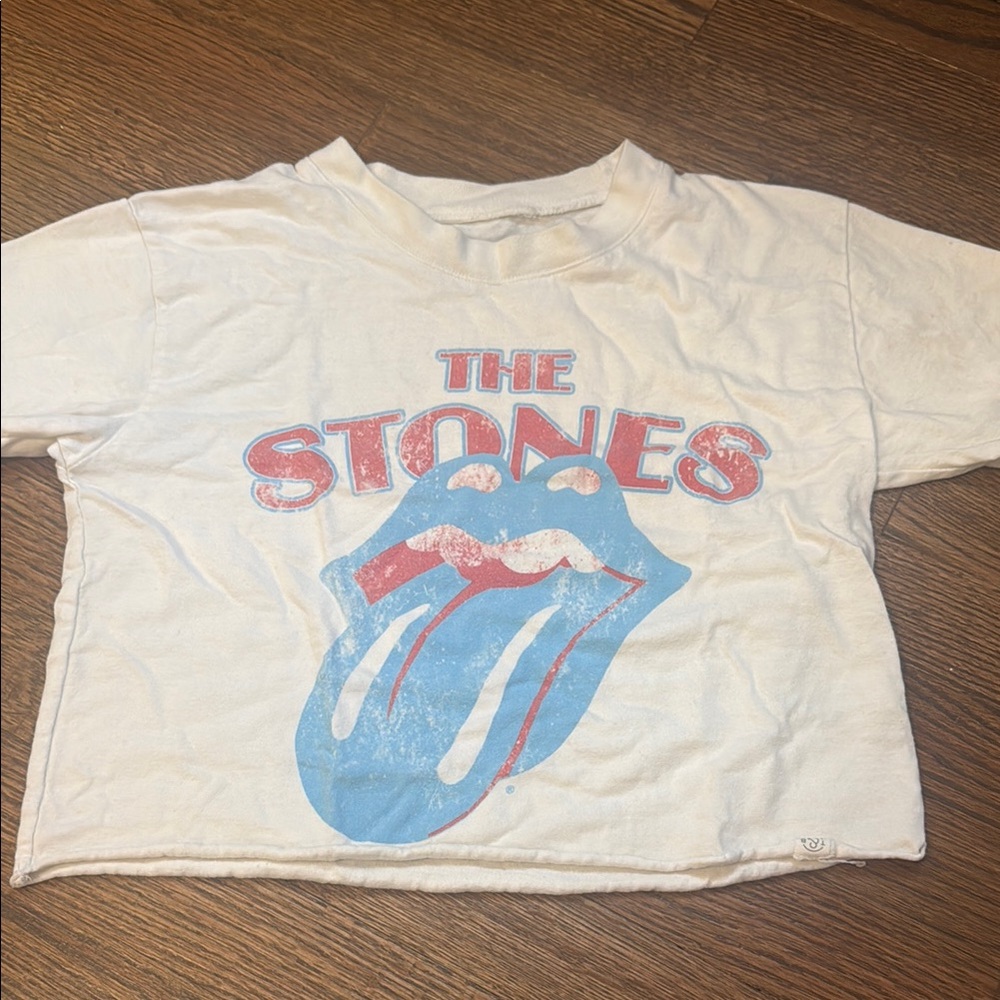 Kids White Graphic T-Shirt